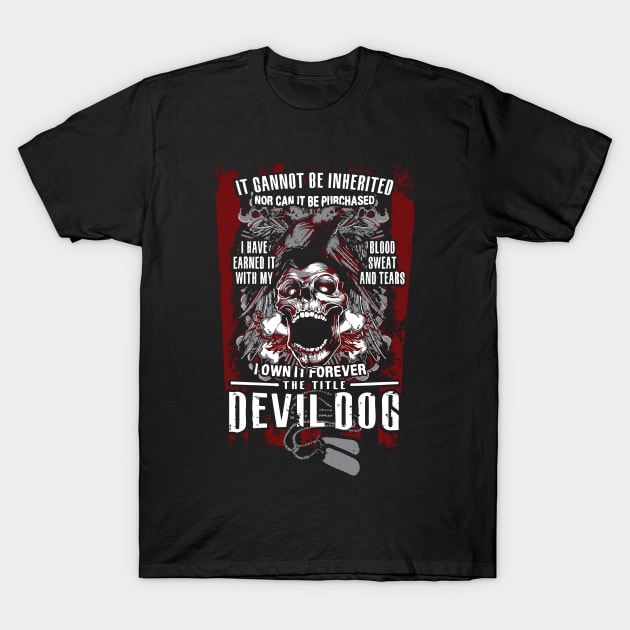 DEVIL DOG T-Shirt by veerkun